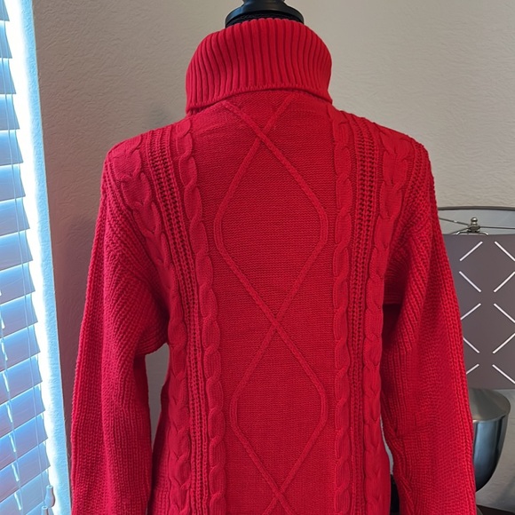 For G and PL Red knitted dress Medium New without tag - Picture 8 of 12